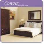 The Convex Collection - Dark Stained Birch Bedroom Furniture by CPW