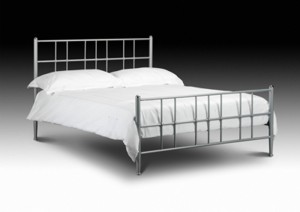 Braemar Silver Metal Bed