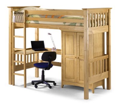 Bedsitter Bunk High Sleeper Bed By Julian Bowen