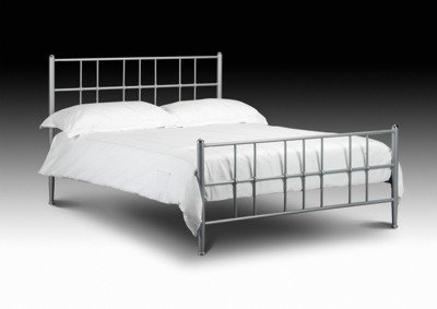 Braemar Silver Metal Bed