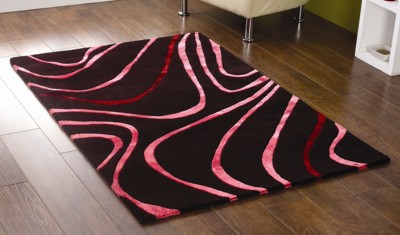 Calyx Black & Pink Rug