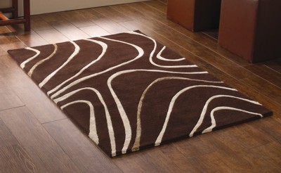 Calyx Brown & Beige Rug