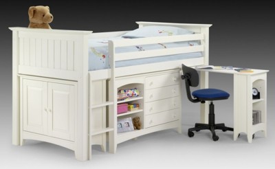 Cameo Sleepstation White Cabin Bed By Julian Bowen