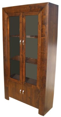 Convex Glazed Display Cabinet