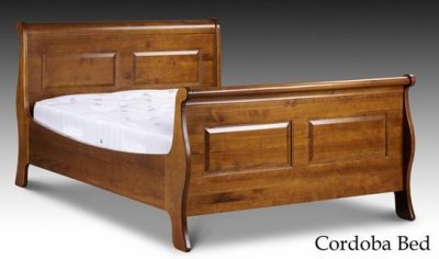 Cordoba Sleigh Bed by Julian Bowen