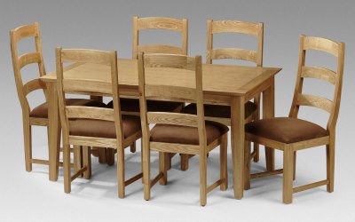 Durham Oak Dining Set By Julian Bowen