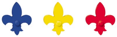 Fleur de Lys Single Pegs