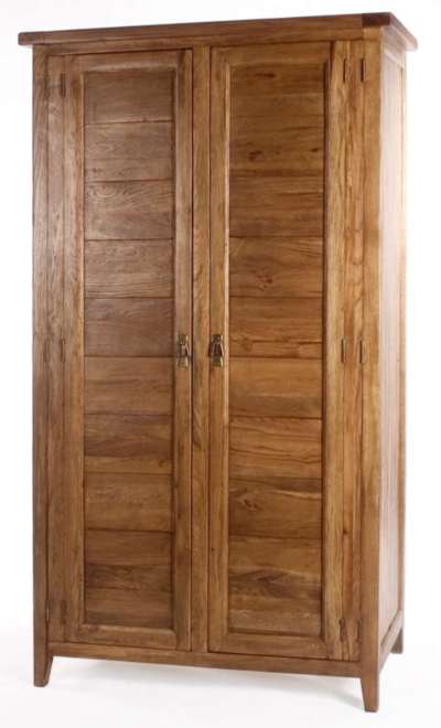 Florence Rustic Oak Lady's Wardrobe