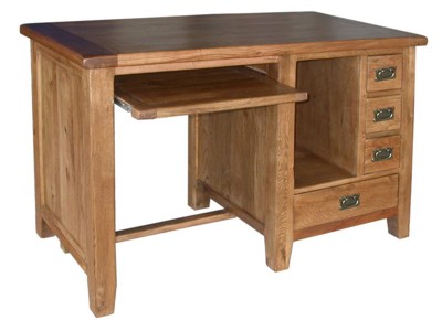 Florence OAK Computer Desk By Wiseaction