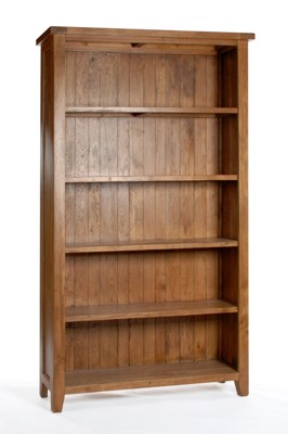 Florence Rustic Oak Large Bookcase