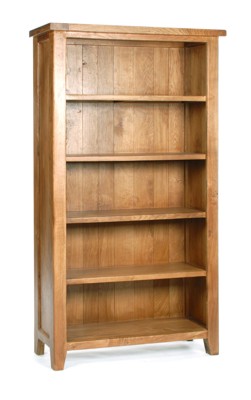 Florence Rustic Oak Medium Bookcase