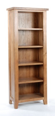 Florence Rustic Oak Small Bookcase