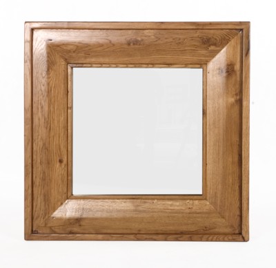 Florence Rustic Oak Square Mirror