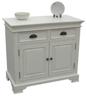 Kristina White Painted 2 Door & 2 Drawer Sideboard