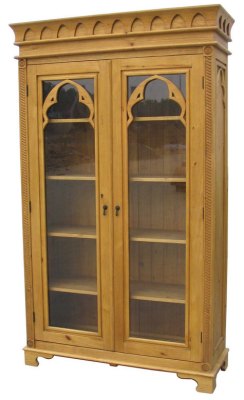 Medieval Glazed Display Cabinet