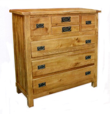 Riviera 3 + 4 Drawer Rustic Oak Chest