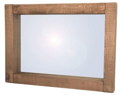 Rough Sawn Chunky Wall Mirror