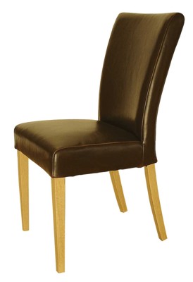 Torino Leather &amp; Oak Chair by CPW