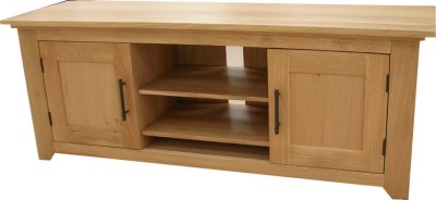 Tuscany Oak Plasma TV DVD Unit by CPW