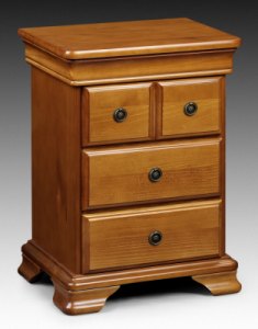 Fontainebleau 3 Drawer Bedside Chest
