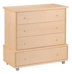 Ginza Beech Veneer 4 Drawer Chest