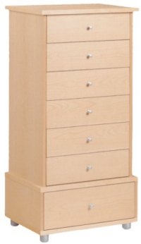 Ginza Beech Veneer 7 Drawer Chest