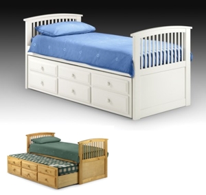 Hornblower White Cabin Bed by Julian Bowen