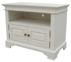 Kristina White Painted 2 Door TV Cabinet