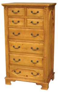 Medieval 4 Over 4 Tall Chest