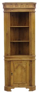 Medieval Corner Display Cabinet
