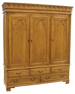 Medieval Triple Wardrobe