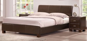 Naples Bed Brown - BETTER THAN HALF PRICE DEAL!