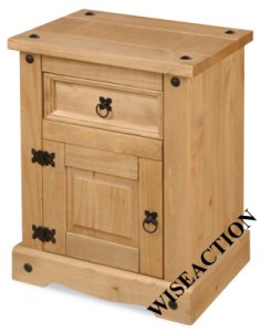 Porto 1 Drawer Bedside Chest