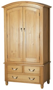 Provencal Double Wardrobe With 3 Drawers