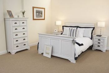 White Painted Distressed Furniture by CPW