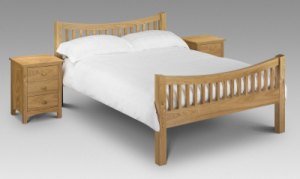 Rutland Oak Bed by Julian Bowen