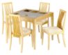 Alaska Maple & Glass Dining Set By Julian Bowen