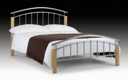 Aztec Silver & Oak Finish Bed