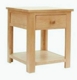 Banbury OAK 1 Drawer Lamp Table By Wiseaction