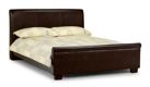 Berwick Brown Faux Leather Bed