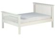 Cameo White Shaker Style Double Bed By Julian Bowen