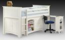 Cameo Sleepstation White Cabin Bed By Julian Bowen