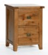 Florence Rustic Oak 2 Drawer Filing Cabinet