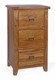 Florence Rustic Oak 3 Drawer Filing Cabinet