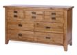 Florence Rustic Oak 7 Drawer Chest
