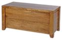 Florence Rustic Oak Blanket Box