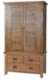 Florence Rustic Oak Gent's Wardrobe