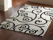 Gardenia White & Black Rug