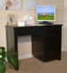 Java Dark Ash Single Pedestal Computer Desk