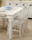 Kristina White Painted Distressed Dining Chair